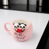 Kosova Züccaciye Kosova Panda Figürlü Seramik Kupa – Sevimli Tasarım, Keyifli İçimler