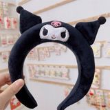 Köstebek Beşiktaş Köstebek Siyah Anime Harajuku Kuromi Face Peluş Taç