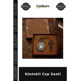 Köstekli Cep Saati Erkek Hediyesi Klasik Tarz Nostaljik Aksesuar