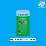 Köster Siloxan 5 kg Dış Cephe Şeffaf Su Yalıtımı Yüksek Penetrasyon Derinliği ile Su Geçirmez