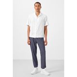 Kot Lacivert Standart Fit Dokuma Hafif Esnek Chino Erkek Pantolon - 82176