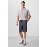 Kot Lacivert Standart Fit Dokuma Hafif Esnek Chino Erkek Şort - 81290