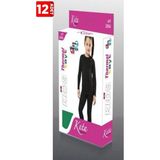 Kota 12'li Paket Termal Alt Içlik - 7 - 8 Yaş - Siyah