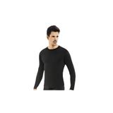KOTA 2006 Erkek Termal Fanila, Polyester Viskon Elastan Karışım, Siyah, L/XL Beden