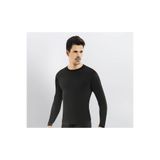 KOTA 2006 Erkek Termal Fanila, Polyester Viskon Elastan Karışım, Siyah, S/M Beden