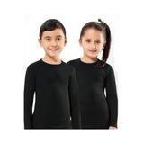 KOTA Çocuk Termal İçlik, Termal Atlet, Unisex, 9-10 Yaş, Siyah