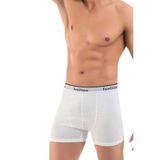 Kota Erkek Boxer, 12'li Paket, Likralı, Beyaz, S Beden