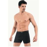 Kota Erkek Boxer, Likralı, Siyah, S Beden