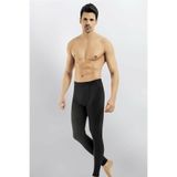 KOTA Erkek Termal Tayt, Termal İçlik,%60 Polyester%35 Viskon%5 Elastan, Siyah, S/M Beden