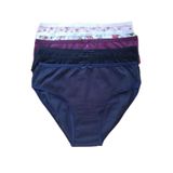 KOTA Kadın 6'lı Pamuk Cotton Likra Külot Bato, Siyah-Laci-Ekru-Beyaz-Mürdüm, 2XL Beden