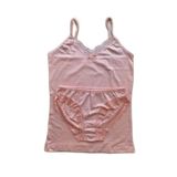 KOTA Kadın Atlet ve Külot Takımı, Dantelli, Somon, L/XL Beden