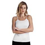 KOTA Kadın Beyaz İp Askılı Atlet, XL Beden, 6'lı Set