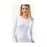 KOTA Kadın Beyaz Uzun Kollu Body, XL Beden