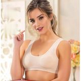 Kota Kadın Pedli Geniş Askılı Büstiyer - 6313 - Ten - 80