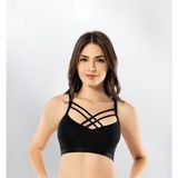 Kota Kadın Siyah Kota Modelli Büstiyer - L - XL