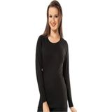 Kota Termal Kışlık Kalın Uzun Kollu Üst Içlik Siyah Renk - 2XL