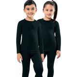Kota Unisex Çocuk Siyah Termal Body MKT2005 Tek Üst Pamuklu Konforlu ve Dayanıklı - 3 - 4 Yaş