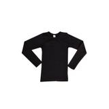 KOTA Unisex Çocuk Siyah Termal İçlik Fanila, 7-8 Yaş, Viskon Polyester Likra