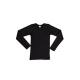 KOTA Unisex Çocuk Termal Üst Body, Pamuklu, Siyah, 12 Yaş
