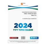 KOTA YAYINLARI 2024 Tyt Çıkmış Sorular (TIPKI BASIM-KAPAKSIZ FASİKÜL)