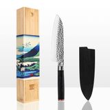 KOTAI Pakkawood Saplı Şef Bıçağı, 18 cm Japon 440C Ultra-Sharp Paslanmaz Çelik Bıçak