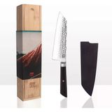 Kotaı Santoku Bunka Şef Bıçağı, Saya Ve Bambu Kutulu | 17 Cm Bıçak | Mutfak Bıçağı | Elle Dövülmüş Ve Bilenmiş | Japon Ultra Keskin 4