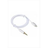 Kotenartt Rowen Lightning To Aux Dönüştürücü Kablo Iphone Aux 3.5 mm - Beyaz