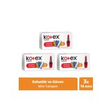 Kotex 3x16'lı Mini Tampon