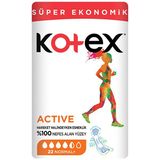 Kotex Active 22'li Normal Hijyenik Ped Esneklik ve Sızıntı Önleyici Teknoloji ile Rahatlık Sunar