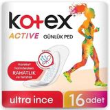 Kotex Active Günlük Ped 16'lı Ultra Ped
