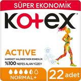 Kotex Active Normal Hijyenik Ped 22'li Ultra İnce Rahatlık ve Sızıntı Önleyici Teknoloji - 1