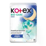 Kotex Bio-Care Quadro Gece 14'Lü - 6 Adet