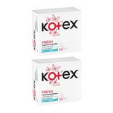 Kotex Fresh Rahatlık & Koruma Sızıntılara Karşı Günlük Ferahlık 56 Normal Günlük Ped X 2 Adet
