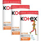 Kotex Hijyenik Ped Active Uzun 22'li 3 Adet Kotex Active 16
