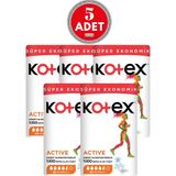 Kotex Hijyenik Ped Active Uzun 22'li 5 Adet Kotex Active 16