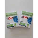 Kotex Hijyenik Ped Natural Gece 14'lü x 2 Adet Gün Boyu Konfor ve Sızıntı Önleyici Teknoloji