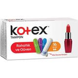 Kotex Mini Tampon 16 Adet Mavi Koruma Bariyeri ile Rahat ve Güvenli Kullanım