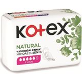 Kotex Natural Ultra 7'li Normal Hijyenik Ped Hipoalerjenik %100 Doğal Pamuk ile Rahatlık