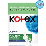 Kotex Natural Ultra Quadro Gece Hijyenik Ped, 168 Adet