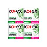 Kotex Natural Uzun 4x16'lı Hijyenik Ped