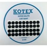Kotex Para Para Cırt Bant 2Cm Arkası Yapışkanlı 20 Adet
