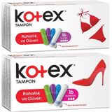 Kotex Süper-Normal 32 Adet Karma Set Tampon