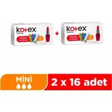 Kotex Tampon Mini 16'li, 2'li Paket - Genel