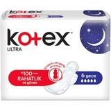 Kotex Tekli Gece Hijyenik Ped 144 Adet 24X6 Koli Özel Gizli Paketleme ile Rahatlık