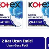 Kotex Ultra 9'lu Extra Uzun Gece - 2'li Paket