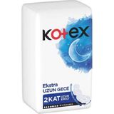 Kotex Ultra 9'lu Extra Uzun Gece Pedleri 2'li Paket Sızıntı Önleyici Teknoloji ile