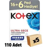Kotex Ultra Dev Eko Gece 22'li 5 Adet