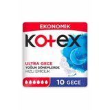 Kotex Ultra Double Hijyenik Ped Gece 10'lu