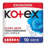 Kotex Ultra Double Hijyenik Ped Gece 10'lu