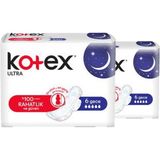 Kotex Ultra Gece Hijyenik Ped 6'Lı X 2 - 1